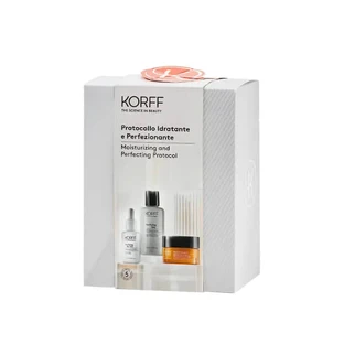 Korff face cream, serum and exfoliating lotion box set