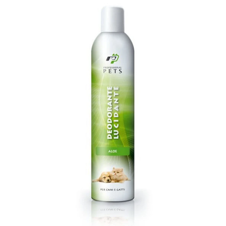 PROFESSIONELLES DEODORANT FÜR HAUSTIERE, POLIEREND, ALOE 400 ML