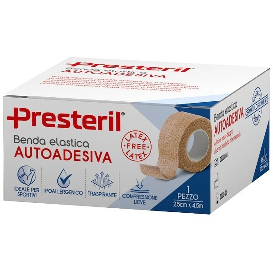 PRESTERIL BANDAGE EL 2.5X450 SKN
