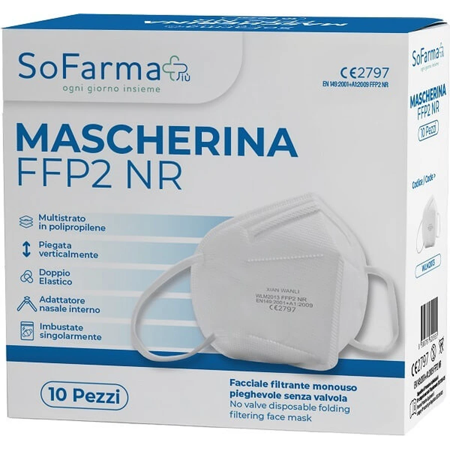 MASCARILLA FFP2 BI 10UDS SOFARM
