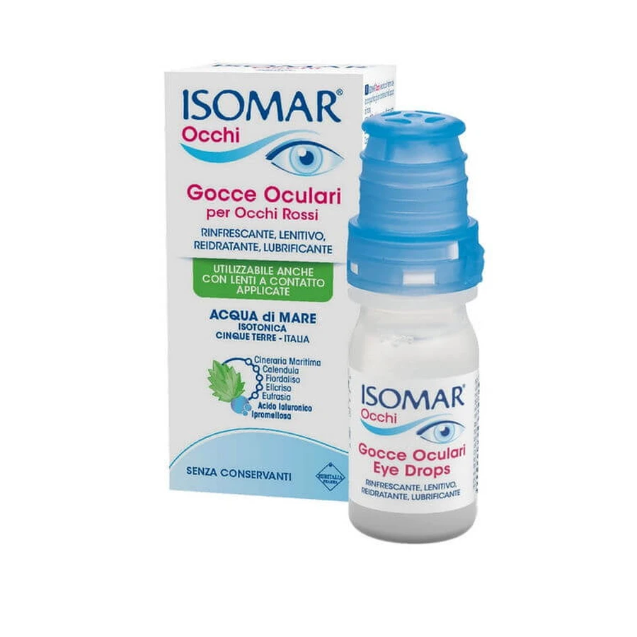 ISOMAR Hyaluronsäure Augentropfen 0,2% 10ml Kontaktlinsenverträglich