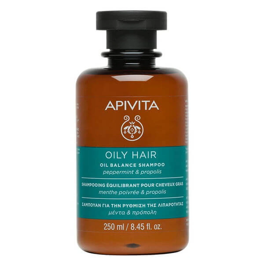 Apivita Talgregulerende Shampoo Vet Haar 250ml