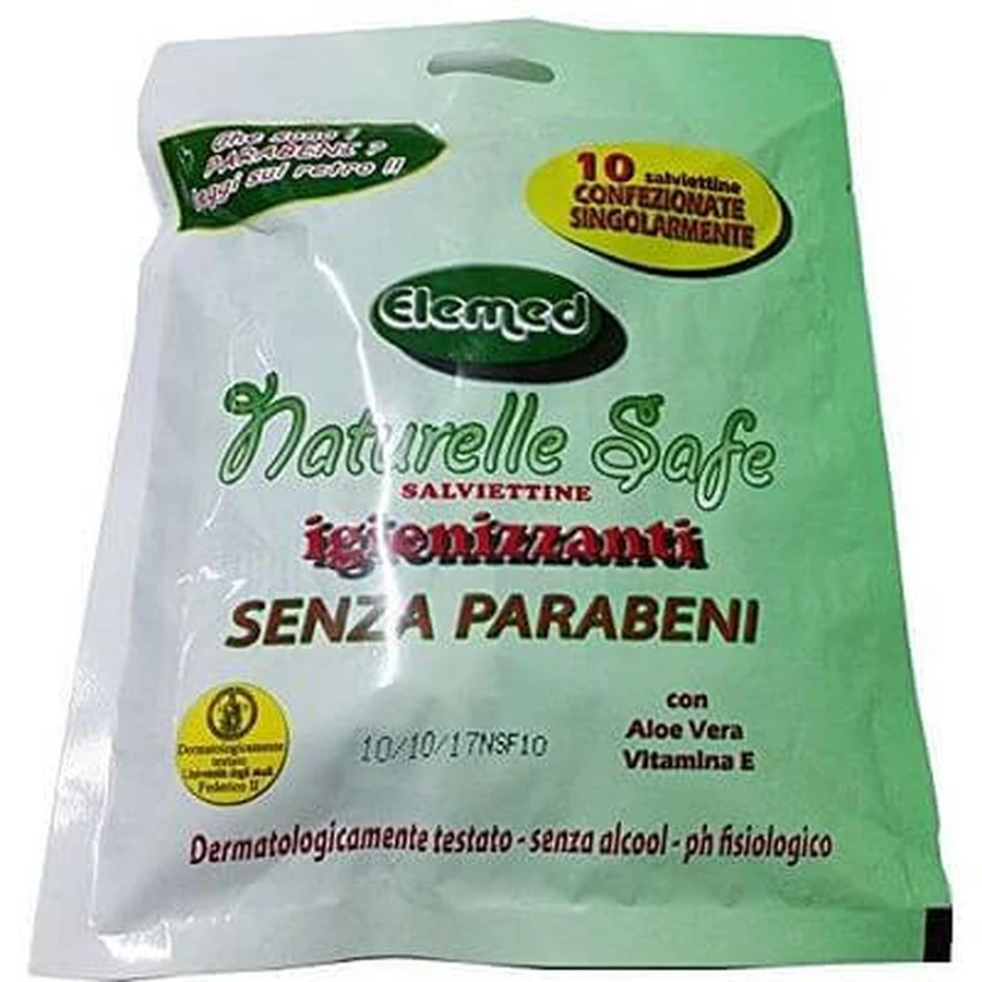 Naturelle Hygienetücher ohne Parabene 10 Stück