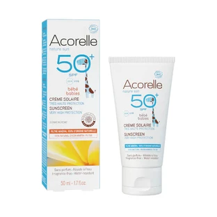 Acorelle Bio Baby Sunscreen SPF50+ (en anglais)