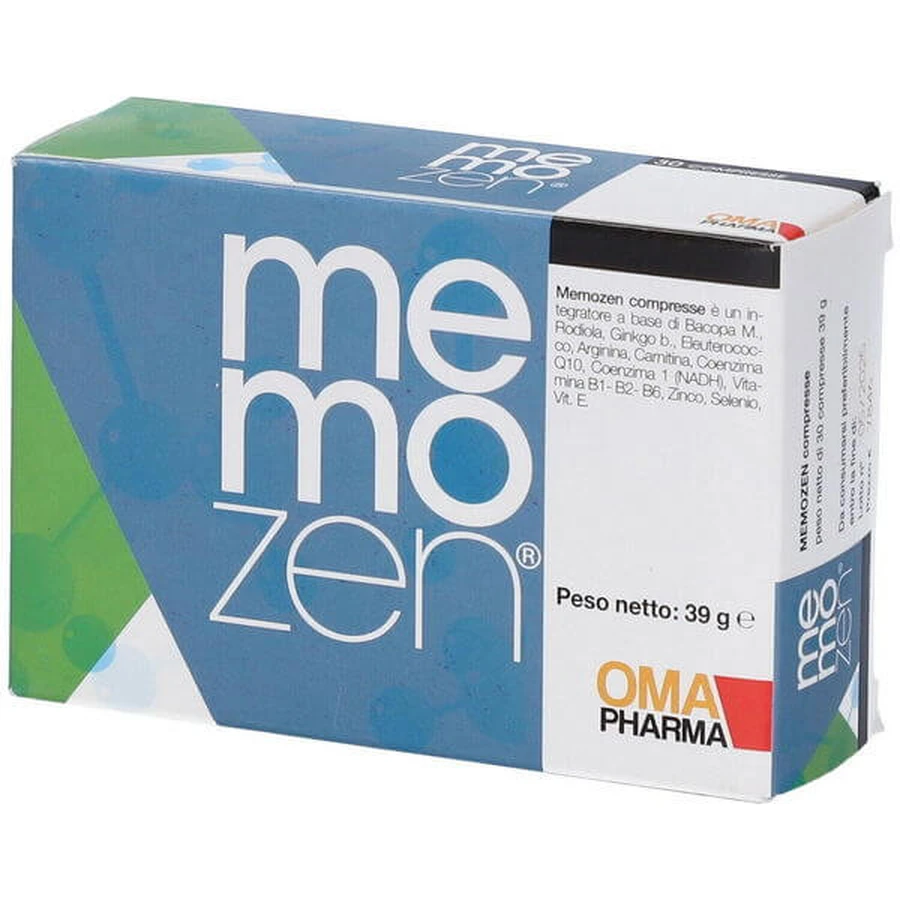 Memozen Nahrungsergänzungsmittel 30 Tabletten