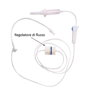 Euroset 20 Dop Free Infusion Set With Adult Flow Dispenser