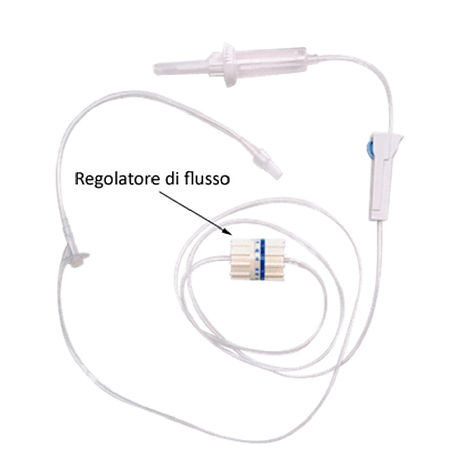 Euroset 20 Dop Free Infusion Set With Adult Flow Dispenser
