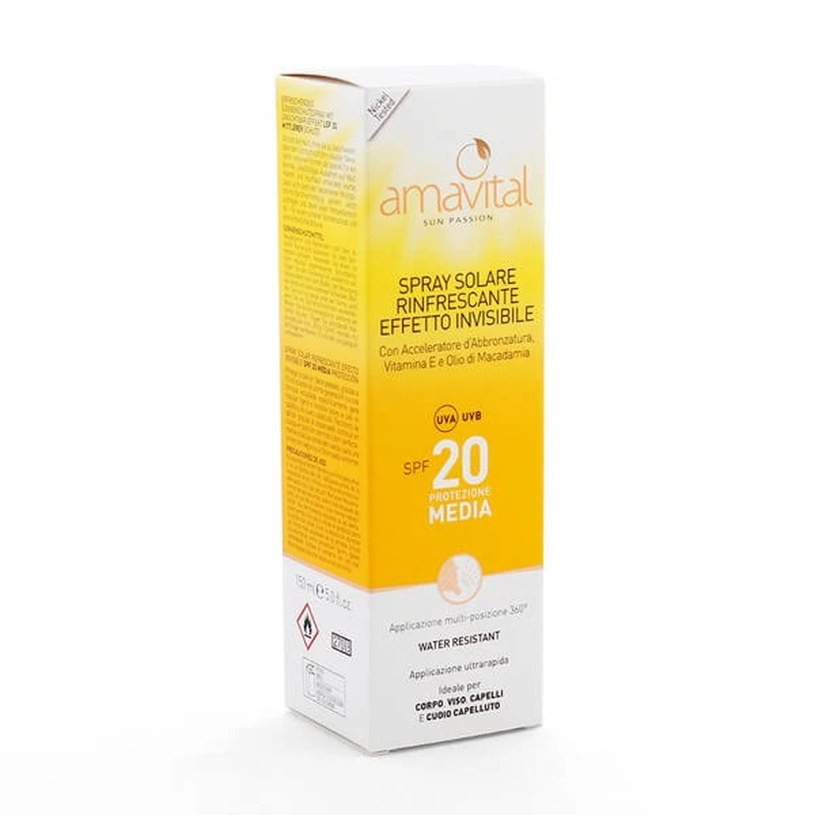 Amavital sun spray invisible effect SPF 20 150 ml