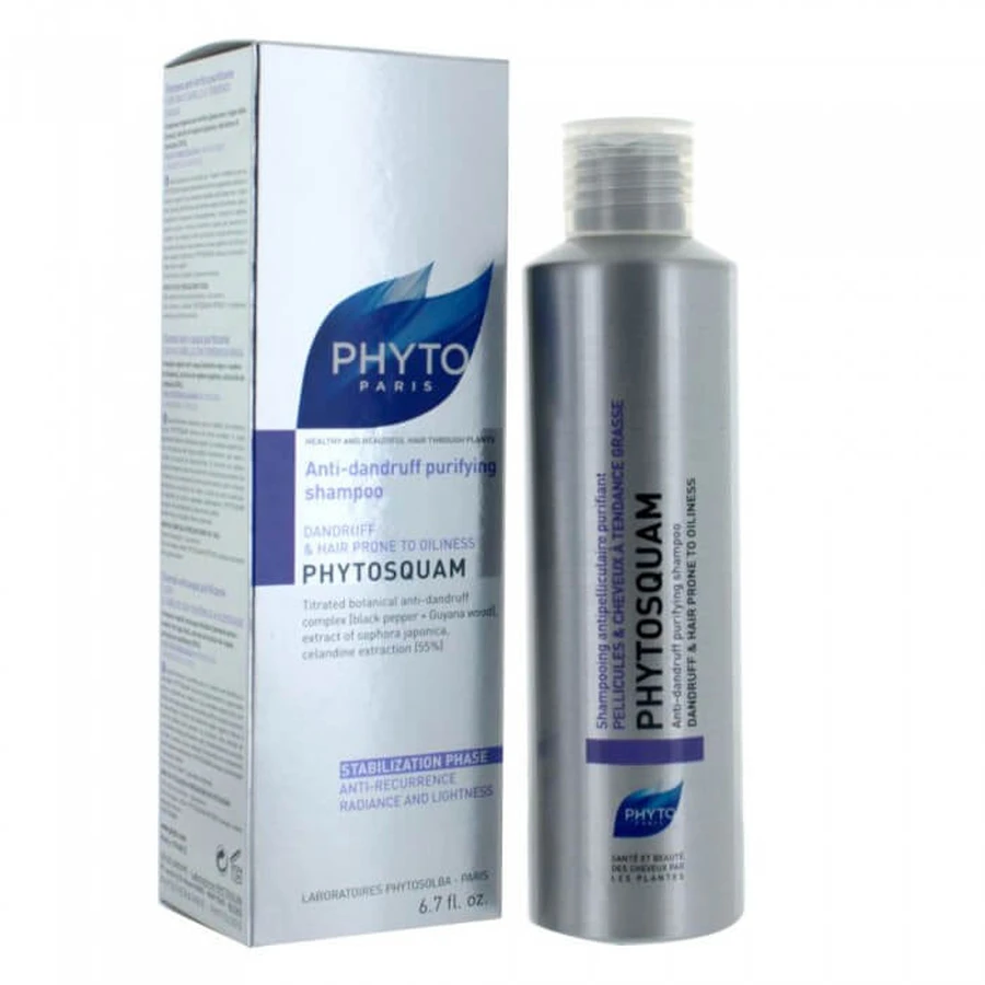 PHYTOSQUAM zuiverende anti-roos shampoo 200 ml