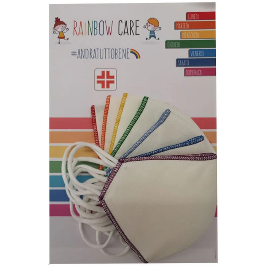 REGENBOOG ZORGMASKER 7ST
