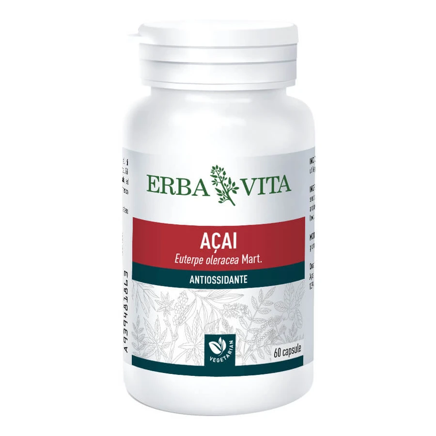 Acai 60 Capsules 500mg Erbavita