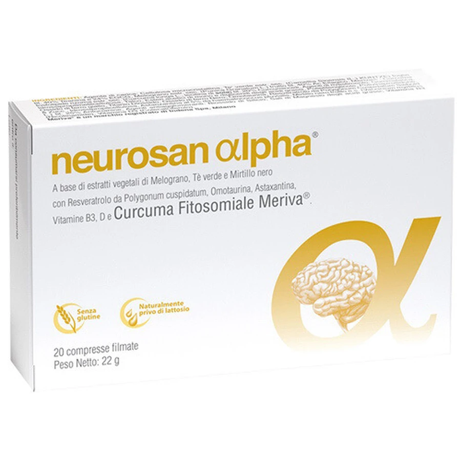 Terbiol Farmaceutici Neurosan Alpha Nahrungsergänzungsmittel 20 Tabletten