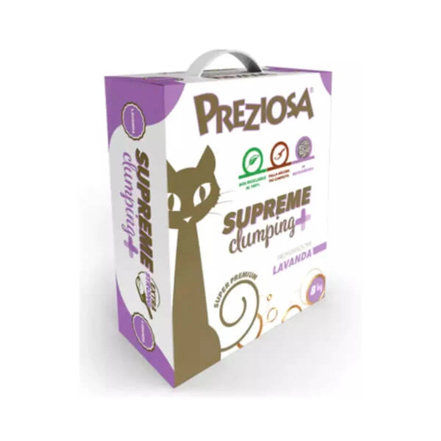 Precious Litter Supreme Clumping+ Lavender 8kg