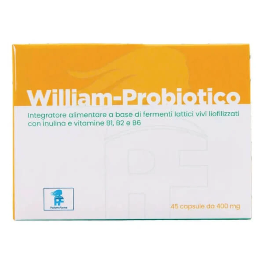 Suplemento dietético William-probiótico 45 cápsulas