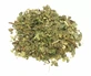 Horse chestnut leaves for herbal tea in herbal cut