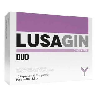 Lusagin Duo 10 Cápsulas + 10 Comprimidos - Vías Urinarias y Defensas