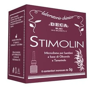 Stimolin 6 Einweg-Mikrozysten 5 G für Kinder auf Basis von Glycerin und Tamarinde