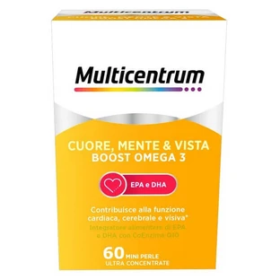 Multicentrum Heart Mind Eyesight Boost 60 Pearls with Omega 3