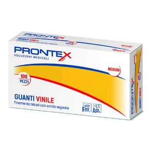 PRONTEX Vinyl Handschuhe M 100Stk