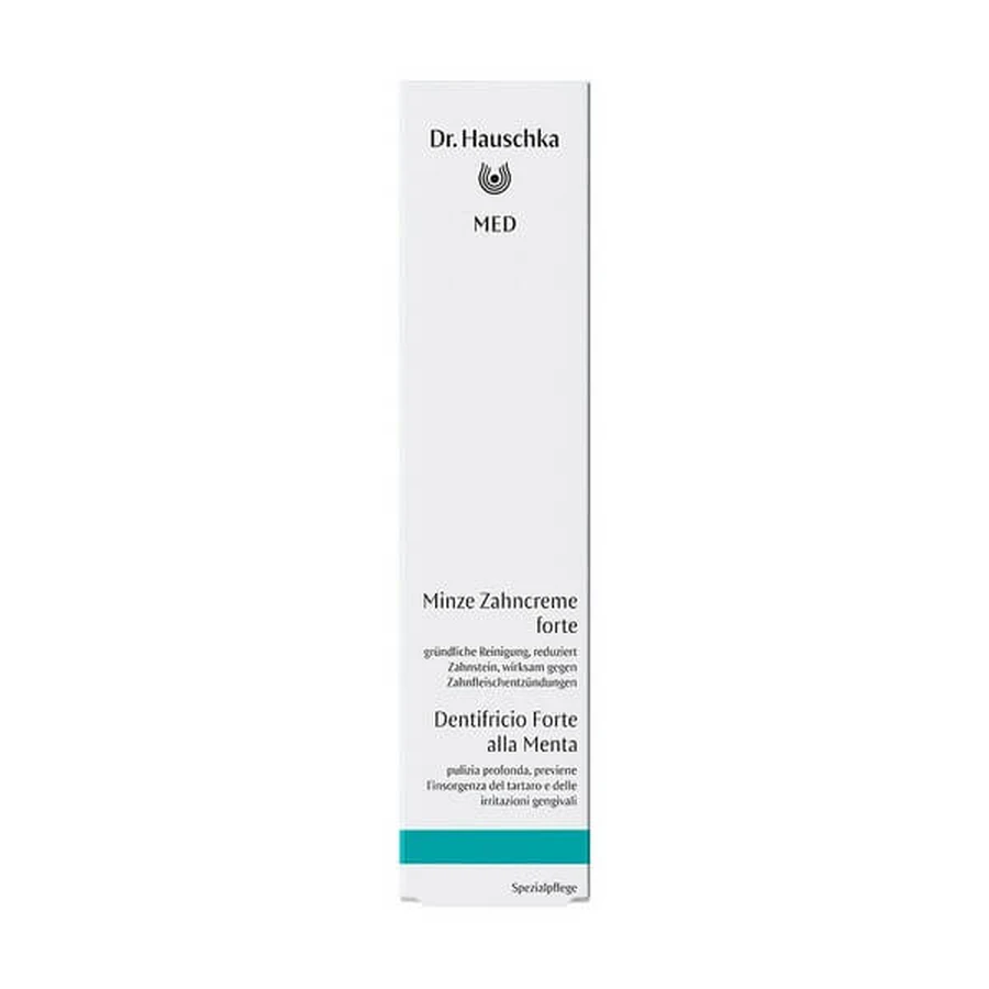 Pasta dentífrica Dr. Hauschka Menta Fuerte 75ml para una higiene bucal natural