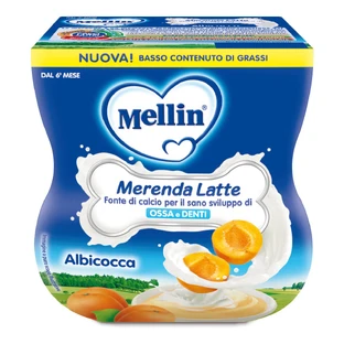 Mellin Snack Melk Abrikoos 2x100g