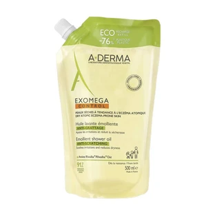 Exomega Control Aceite Limpiador Emoliente A-Derma Ecoricarica 500ml