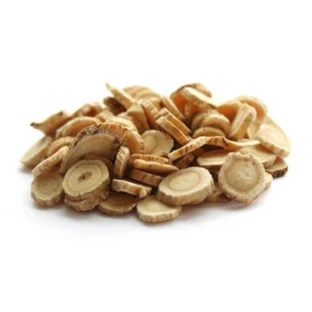 Astragalus root in 100 g herbal tea cut