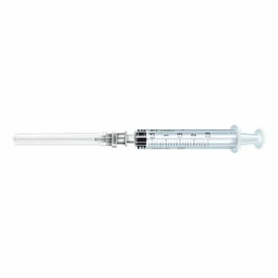 Sterile Kunststoffspritze 2,5 ml Nadel 1 Stück