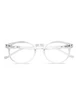 Lunettes de lecture prémontées transparentes Gold Marte +3.50