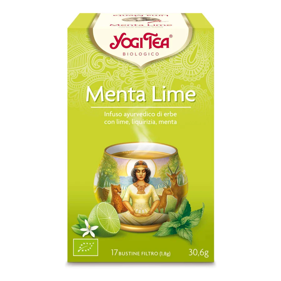 ORGANIC LIME MINT YOGI TEA