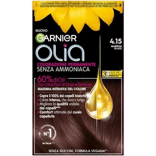 GARNIER OLIA COLORATION PERMANENTE 4.15 MARRON GLACE