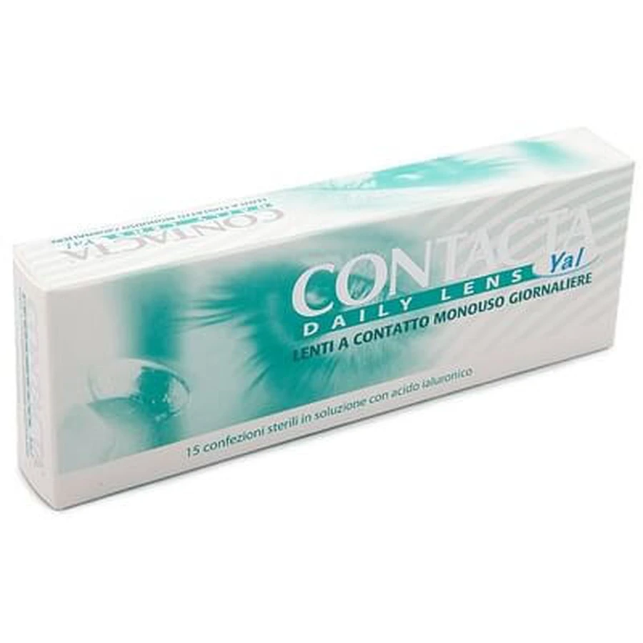 Contacta Lente de Contacto Desechable Diaria Yal 15 1.25 15 Piezas