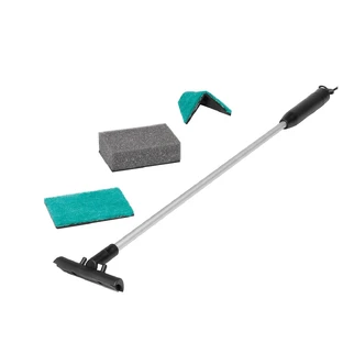 MANTOVANI FISH GLASS CLEANING KIT 4IN1 ALUMINUM 50 CM