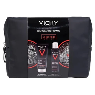 Protocole de rasage Vichy Homme dans une pochette 2 pièces