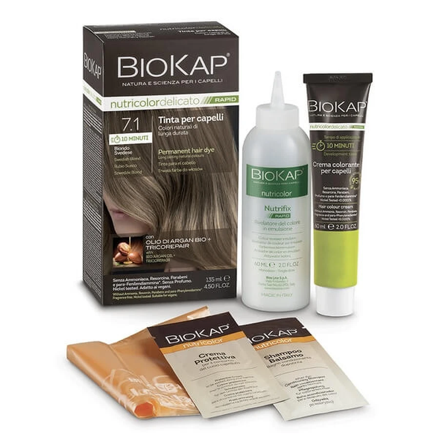 Biokap Nutricolor Delicate Rapid 7.1 Swedish Blonde 135 Ml
