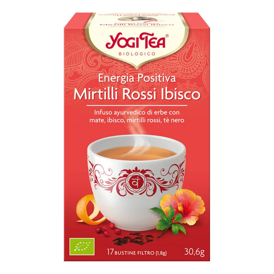 Yogi Tea Energy Cranberry Hibiscus Organic