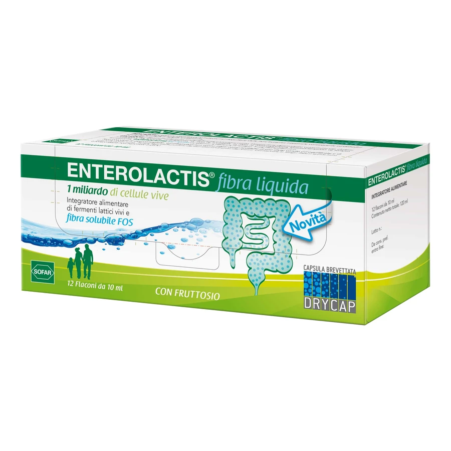 Enterolactis Fibra Líquida 12 Frascos