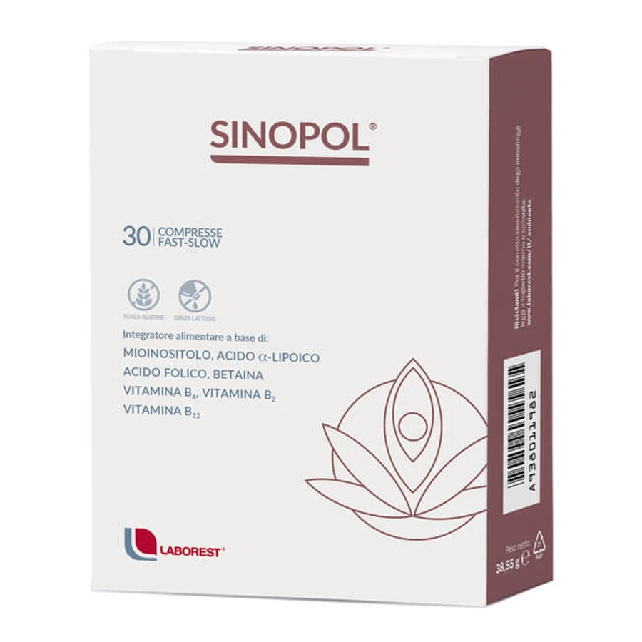 URIACH Sinopol 30 tablets women's Fast-Slow gluten-free dietary supplement