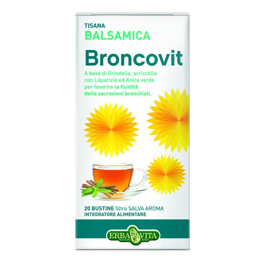 Broncovit Tisane 20 Sachets Erbavita