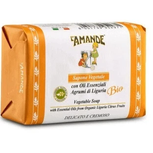 L'amande Marseille Zitrus-Pflanzenseife aus Ligurien 200 G