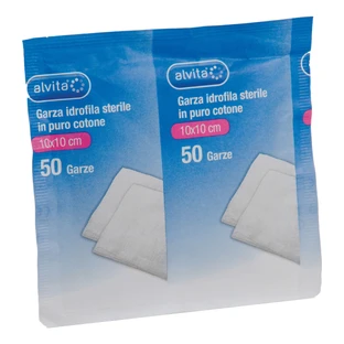 ALVITA STER GAUZE 10X10CM 50PCS