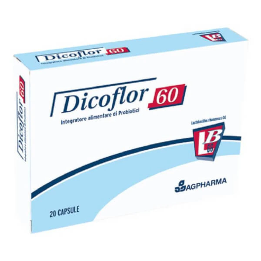 Dicoflor 60 cápsulas para equilibrar la flora intestinal