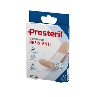 PRESTERIL Resistant medium plasters 7x2 cm - 20 pieces