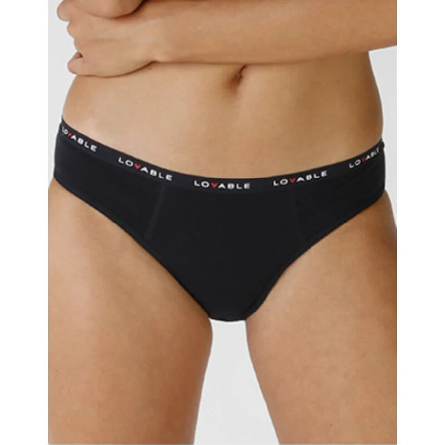 FLOW MEDIUM SLIP NOIR TAILLE XL LOVABLE