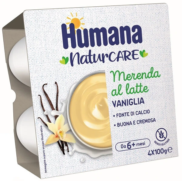 HUMANA Mer.Vanilla*4x100g