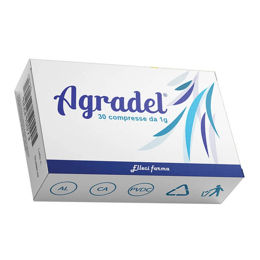 AGRADEL 30 Comprimidos 1g