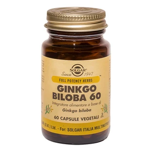 Solgar Ginkgo Biloba 60 60 plantaardige capsules