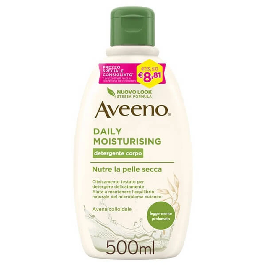 Aveeno gel de baño y ducha hidratante de avena para piel normal y seca
