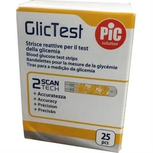 Pic Glyctest Strips 25 pièces
