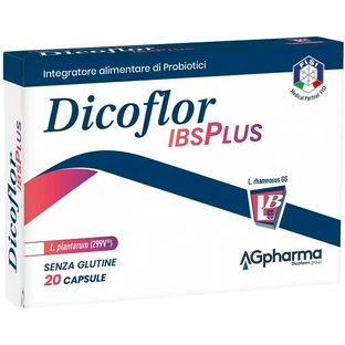 Dicoflor IBSplus 20 Cápsulas Suplemento Probiótico Flora Intestinal Sin Gluten